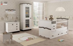 سرویس خواب نوزاد نوجوان مدل C - 102