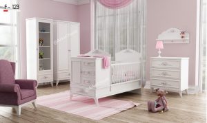 سرویس خواب نوزاد نوجوان مدل نیلوفر