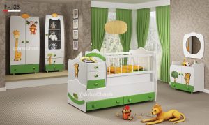 سرویس خواب نوزاد نوجوان مدل F - 128