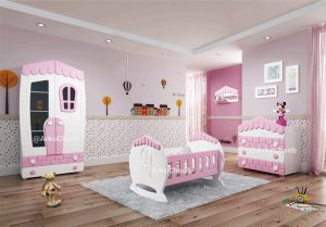 سرویس خواب نوزاد مدل کلبه