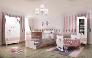 سرویس خواب نوزاد نوجوان مدل کیتی