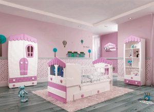 سرویس خواب نوزاد نوجوان مدل کلبه