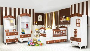 سرویس خواب نوزاد نوجوان مدل کلبه