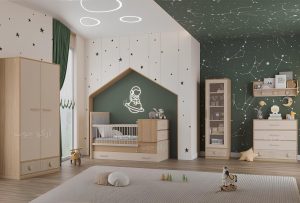 سرویس خواب نوزاد نوجوان مدل آلفا