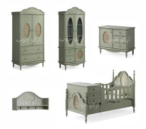 سرویس خواب نوزاد نوجوان مدل نیوان