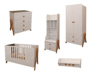 سرویس خواب نوزاد مدل آوا