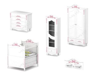 سرویس خواب نوزاد مدل پاپیون