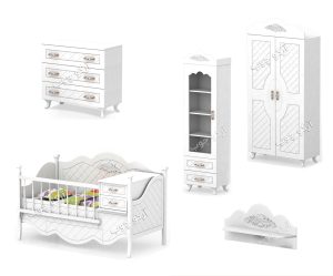 سرویس خواب نوزاد نوجوان مدل پارادایس