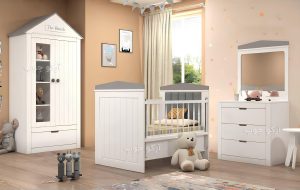 سرویس خواب نوزاد مدل کلبه ساحلی