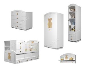 سرویس خواب نوزاد نوجوان مدل تدی