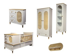 سرویس خواب نوزاد نوجوان مدل حصیری