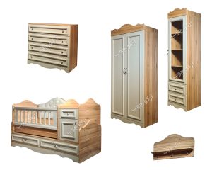 سرویس خواب نوزاد نوجوان مدل دنیز