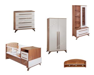 سرویس خواب نوزاد نوجوان مدل فلورانس