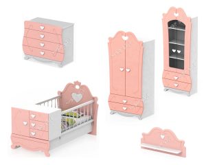 سرویس خواب نوزاد نوجوان مدل قلب