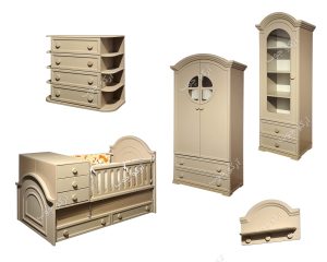 سرویس خواب نوزاد نوجوان مدل کرال