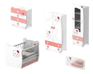 سرویس خواب نوزاد نوجوان مدل کیتی