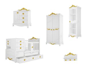 سرویس خواب نوزاد نوجوان مدل کینگ