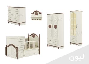 سرویس خواب نوزاد نوجوان مدل لیون