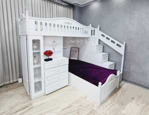 تخت مجموعه دو طبقه لیدی