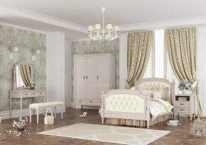 سرویس خواب یک نفره مدل رومانتیک