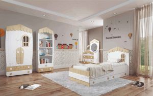 سرویس خواب یک نفره مدل کلبه