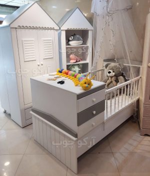 سرویس خواب نوزاد نوجوان مدل کلبه ساحلی