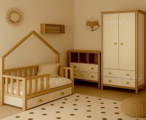سرویس خواب نوزاد نوجوان مدل کلبه مونته سوری