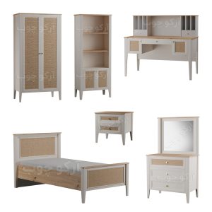 سرویس خواب یک نفره مدل کارولین