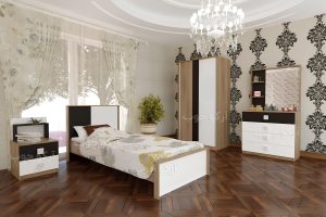 سرویس خواب یک نفره مدل ساعت