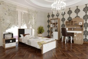 سرویس خواب یک نفره مدل ساعت