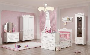 سرویس خواب نوزاد نوجوان مدل کویین