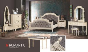 سرویس خواب دو نفره مدل رومانتیک