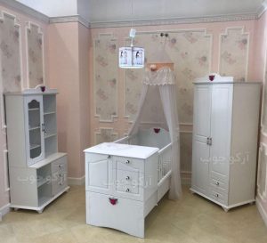 سرویس خواب نوزاد نوجوان مدل رز