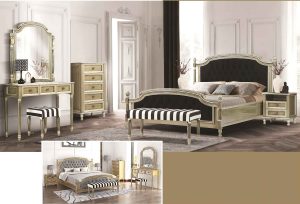 سرویس خواب دو نفره مدل رومانتیک