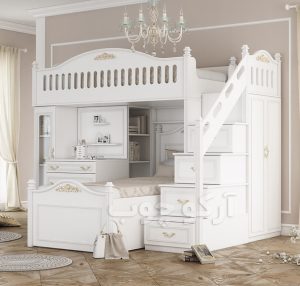 تخت مجموعه دو طبقه لیدی