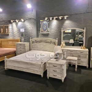 سرویس خواب دو نفره مدل کاج