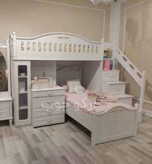 تخت مجموعه دو طبقه لیدی