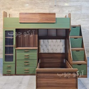 تخت مجموعه دو طبقه هانتر