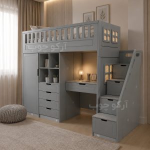 تخت مجموعه دو طبقه باراد 3