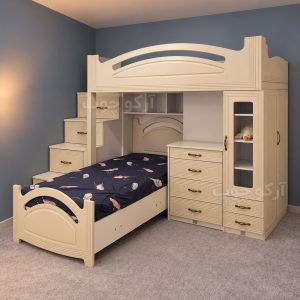 تخت مجموعه دو طبقه کلاسیک
